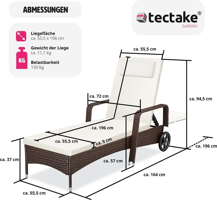 Produktbild tectake Cassis (196 cm)