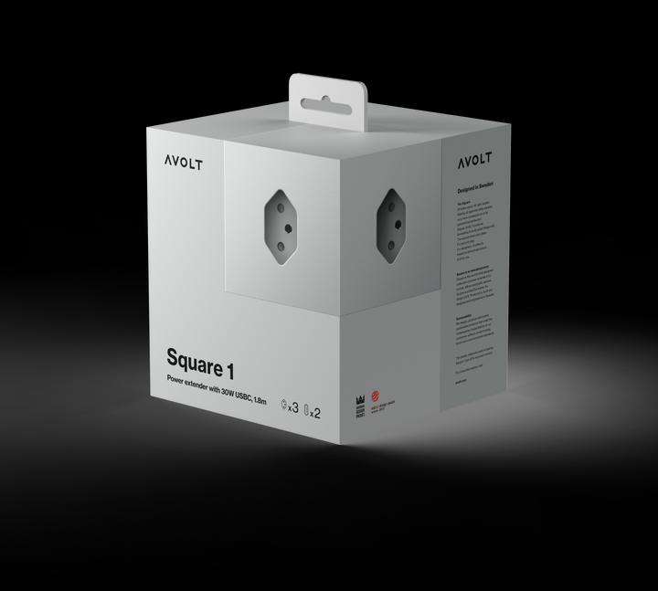 Image du produit Avolt Carré 1 (5 x, Type 13, USB-C, 1.80 m)