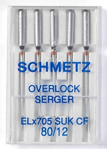Produktbild Prym Nähmaschinennadel Overlock NM80, SB5, ELX705 SUK CF