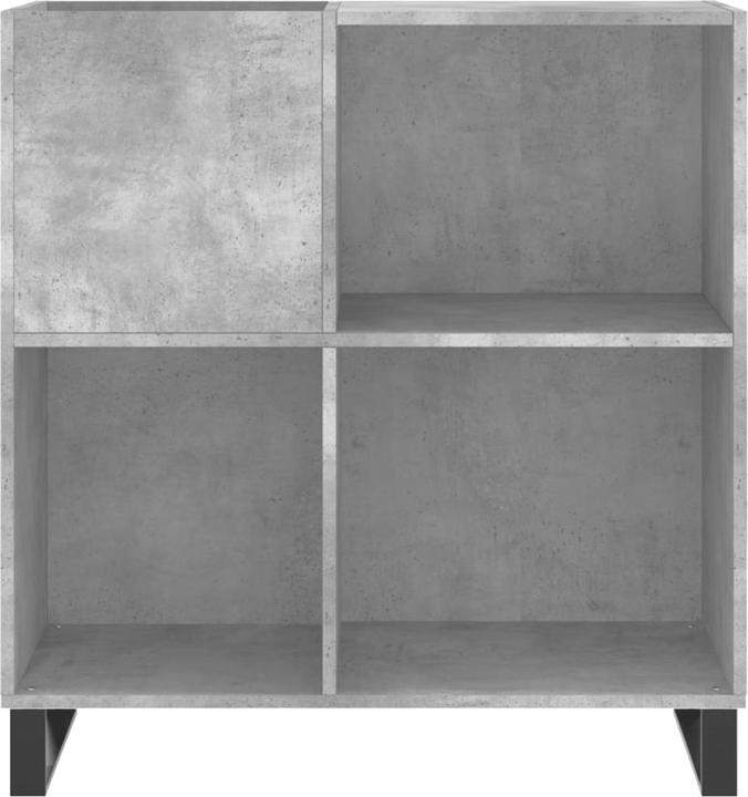 Actual product image VidaXL Plattenschrank Betongrau 84,5x38x89 cm Holzwerkstoff