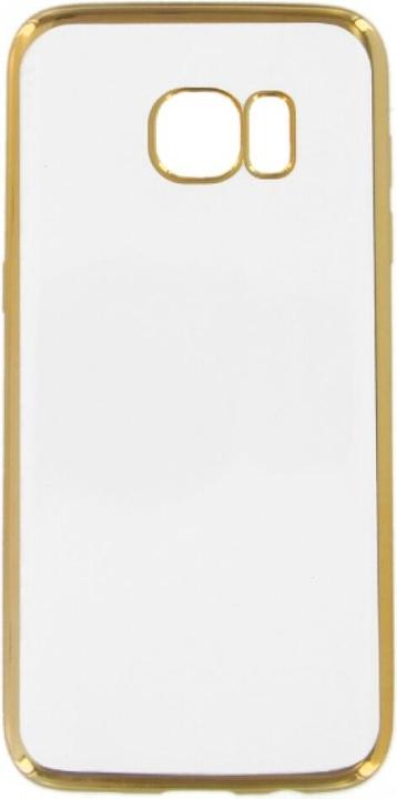 Produktbild OEM TPU Case LINE for Samsung Galaxy S7 Edge Gold (Samsung Galaxy S7 Edge)