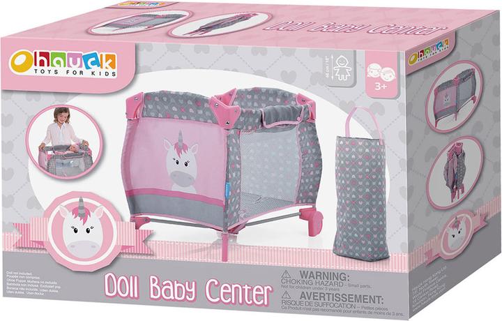 Produktbild Hauck Faltbares Puppenbett Einhorn