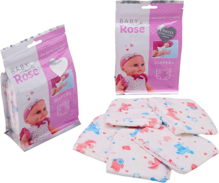 Baby Rose Diapers in bag