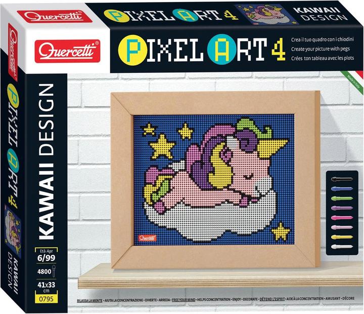 Produktbild Quercetti Pixel Art Kawaii Einhorn