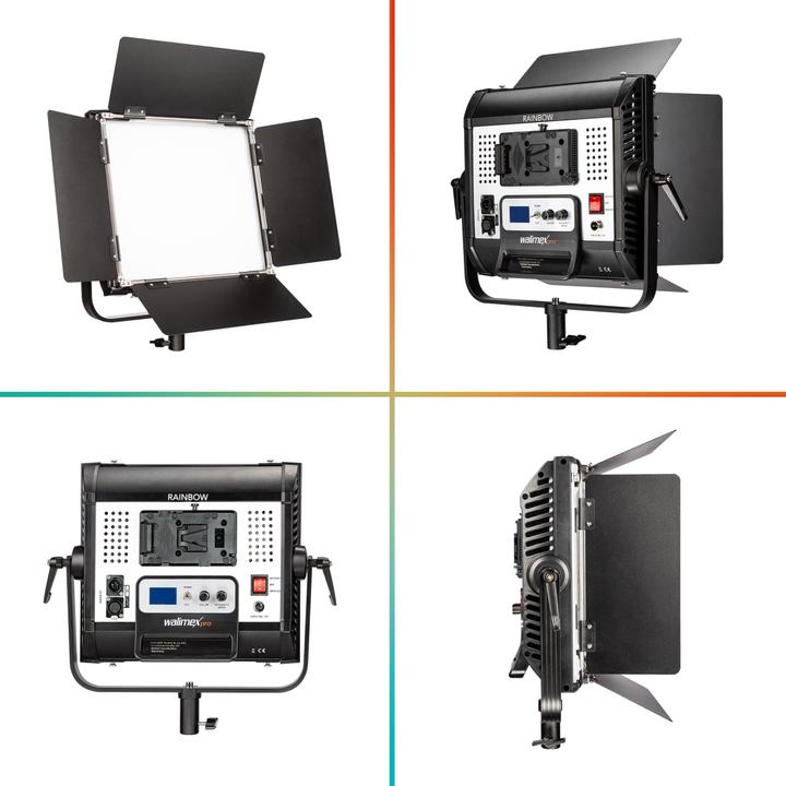 Actual product image Walimex LED Rainbow 50W RGBW Set 1 (1x Rainbow 50W, 1x Lamp Stand GN-806) (Surface luminaire)