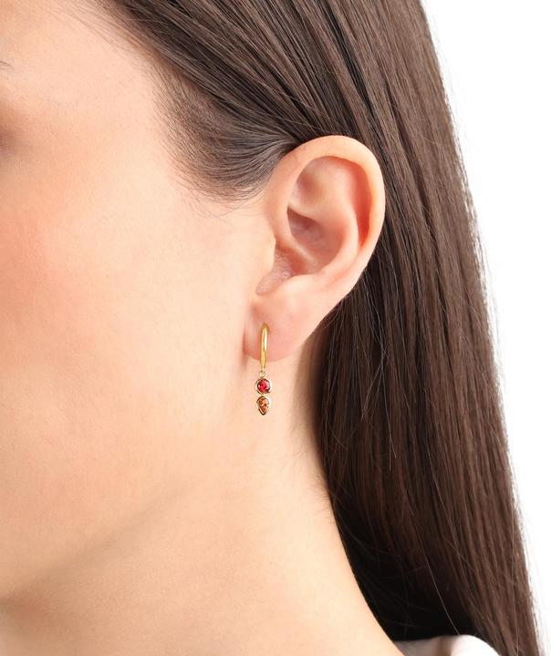 Actual product image S.Oliver Ear jewellery for ladies, 925 sterling silver, cubic zirconia synth. (Silver 925)