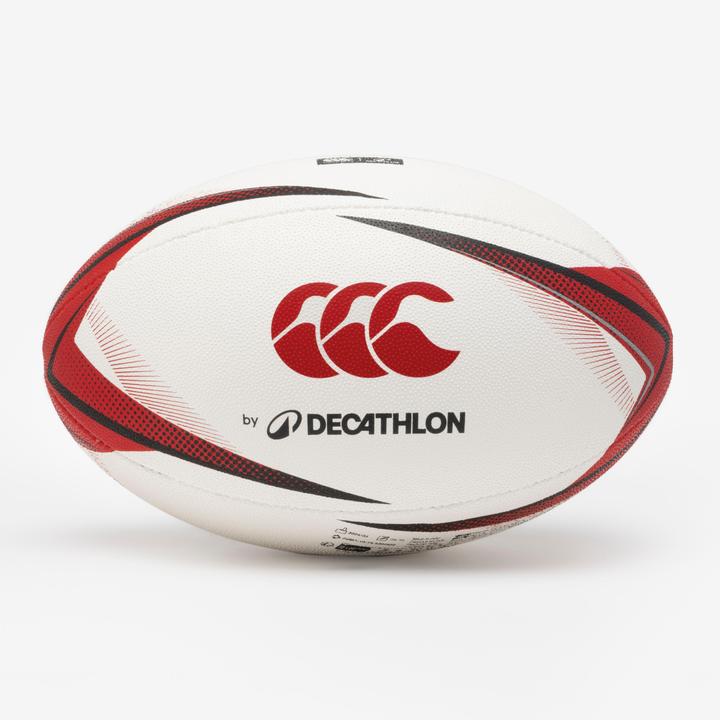 Offload Rugby Ball Grösse 5 - Canterbury Match rot