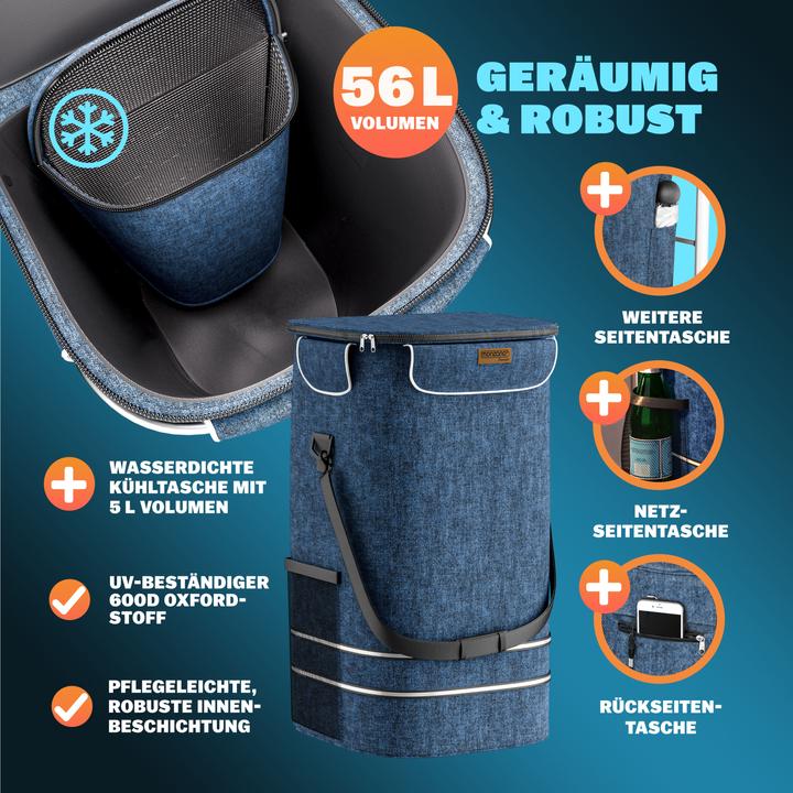 Immagine prodotto Monzana Carrello della spesa 2in1