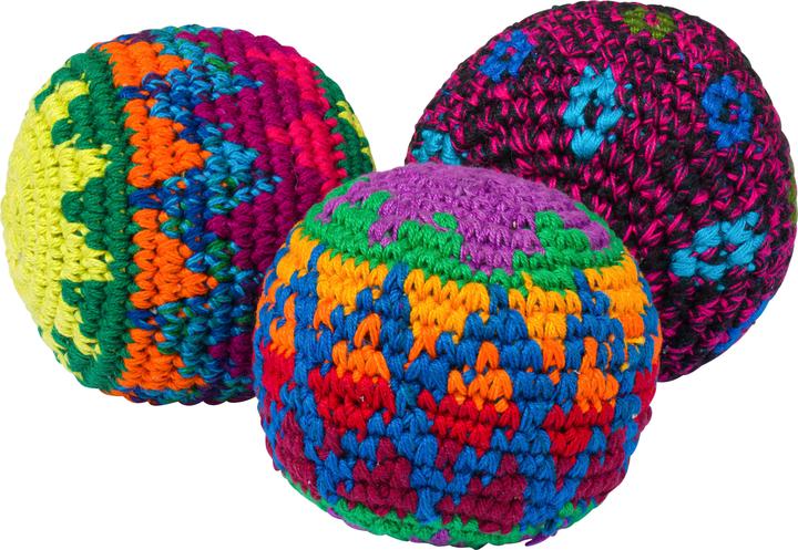 Actual product image Sport-Thieme Footbag set Bean Bags - Rasta Rainbow