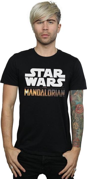 Immagine prodotto Star Wars The Mandalorian Logo Maglietta Uomo (XL)