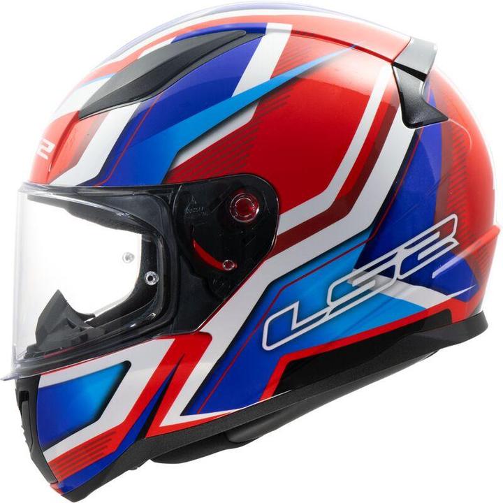 Actual product image LS2 FF353 RAPID II FLITZ Integralhelm weiss-blau-rot 3XL (3XL)