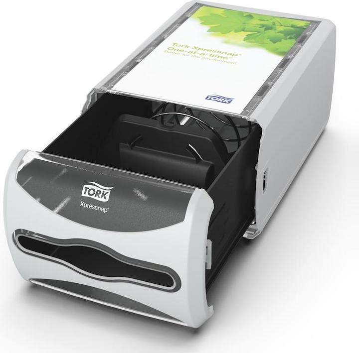 Produktbild Tork Dispenser Xpressnap grå/klar N4 IF serviet 1stk