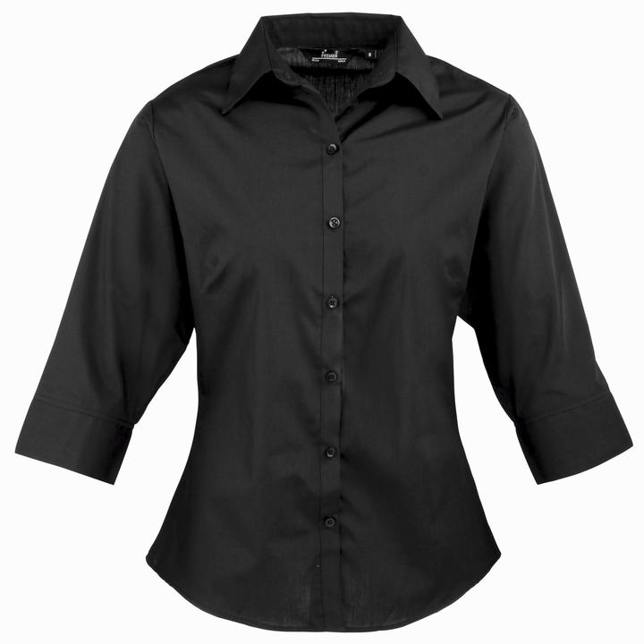 Premier Popeline Bluse Arbeitshemd 34 Arm