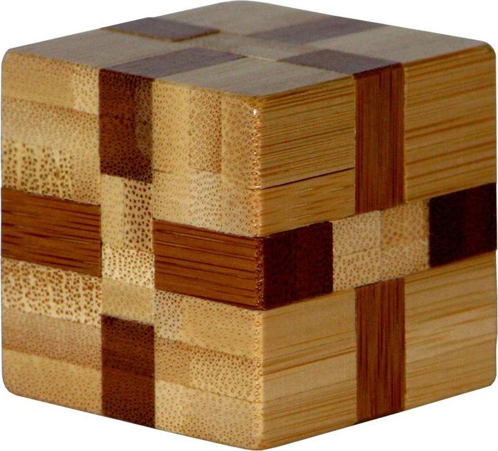 Eureka! 3D Bamboo Breinpuzzel Cube *** (Multilingual)