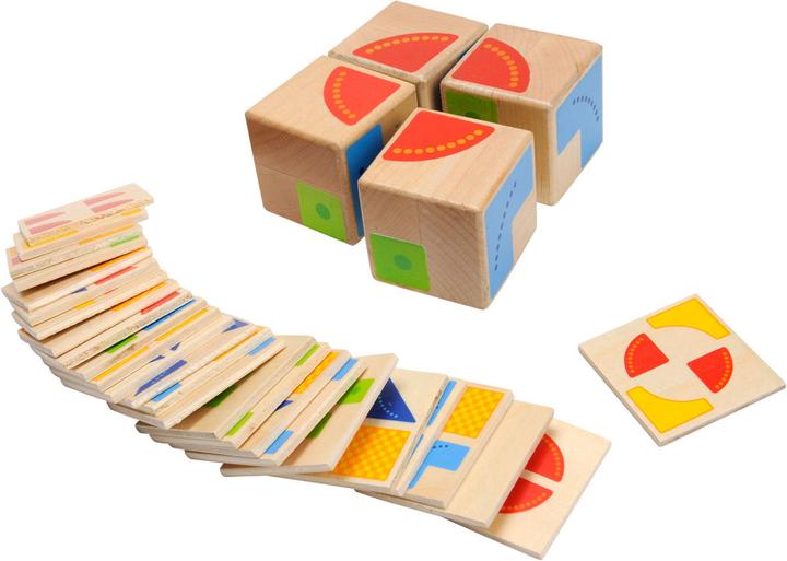 Immagine prodotto Goki Cubo di gioco con motivo in legno (Tedesco)