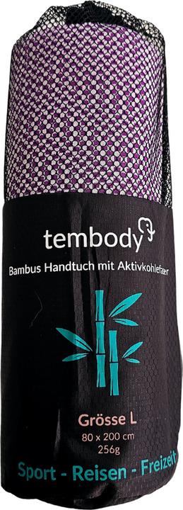 Image du produit Tembo Tembody Bambus Reisehandtuch Lila L