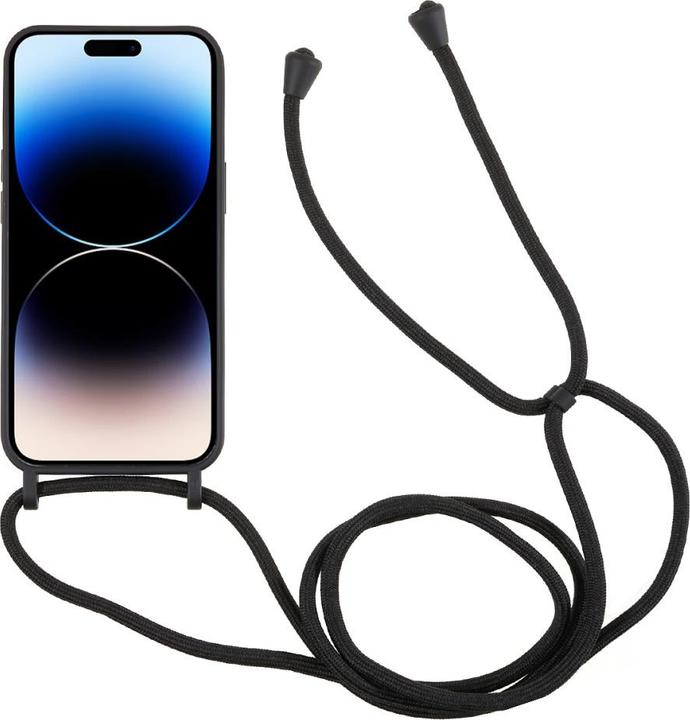 Actual product image Ueli Express iPhone 15 Pro mobile phone necklace silicone case with credit card holder 1 (Apple iPhone 15 Pro)