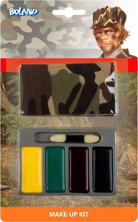 Image du produit Boland Kit de peinture pour visage Camouflage