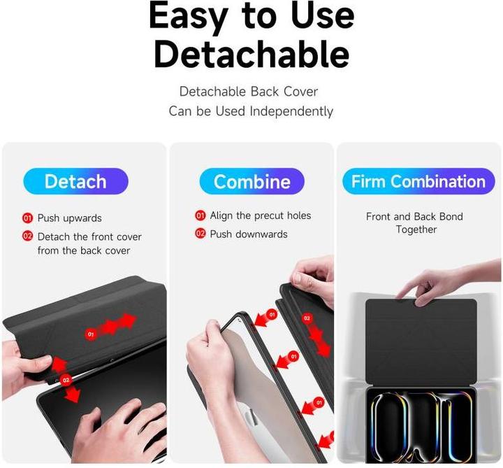 Immagine prodotto Dux Ducis Bookover della serie Magi (iPad 10.2 (2020), IPad 10.2 (2021), iPad 10.2 2019)