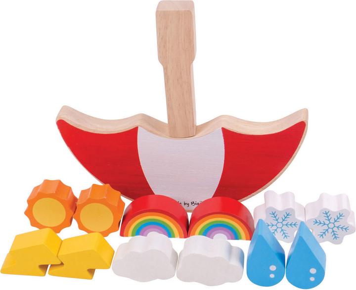 Actual product image Bigjigs Wooden Balance Game Weather