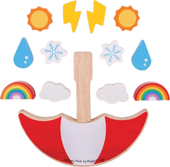 Actual product image Bigjigs Wooden Balance Game Weather