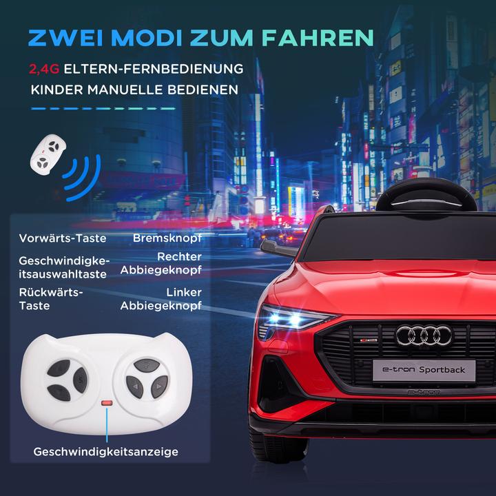 Immagine prodotto Homcom Auto elettrica per bambini con telecomando e funzione musica (12 V)