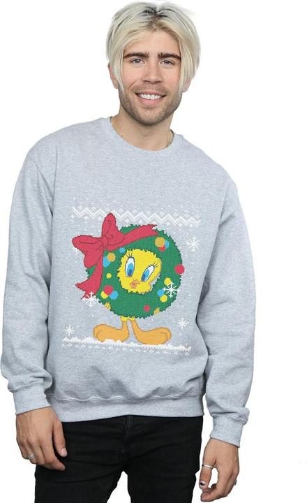Immagine prodotto Looney Tunes Tweety Pie Christmas Fair Isle Felpa Uomo (M)