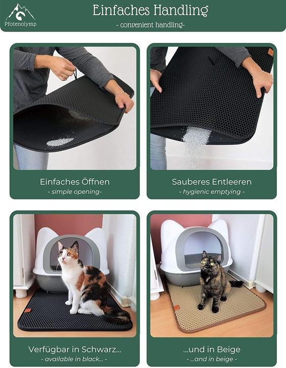 Actual product image Pfotenolymp Cat litter mat