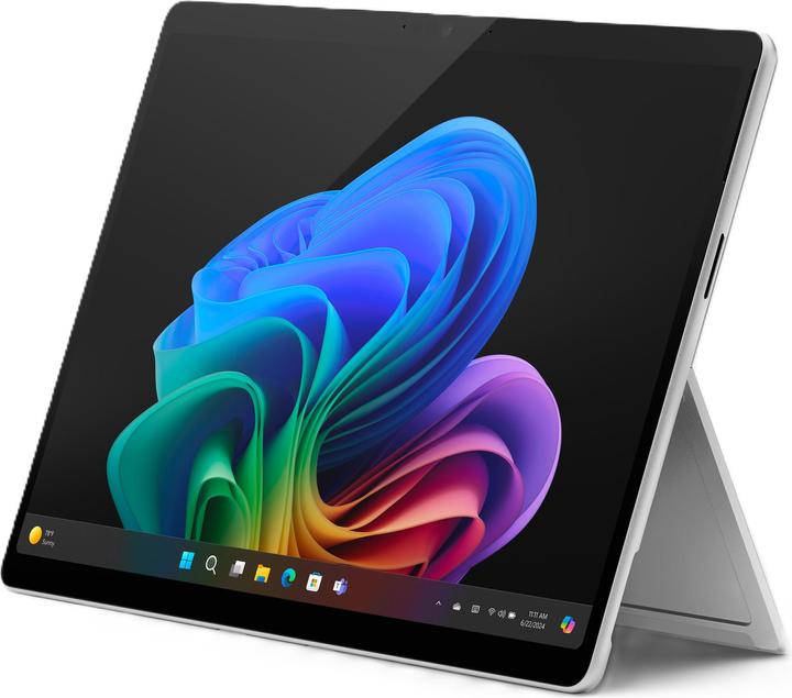 Microsoft Surface Pro 11. Edition for business (mit Netzteil) – Copilot+ PC (13", Snapdragon X Plus X1P-26-100, 16 GB, 256 GB, Ohne Tastaturlayout)