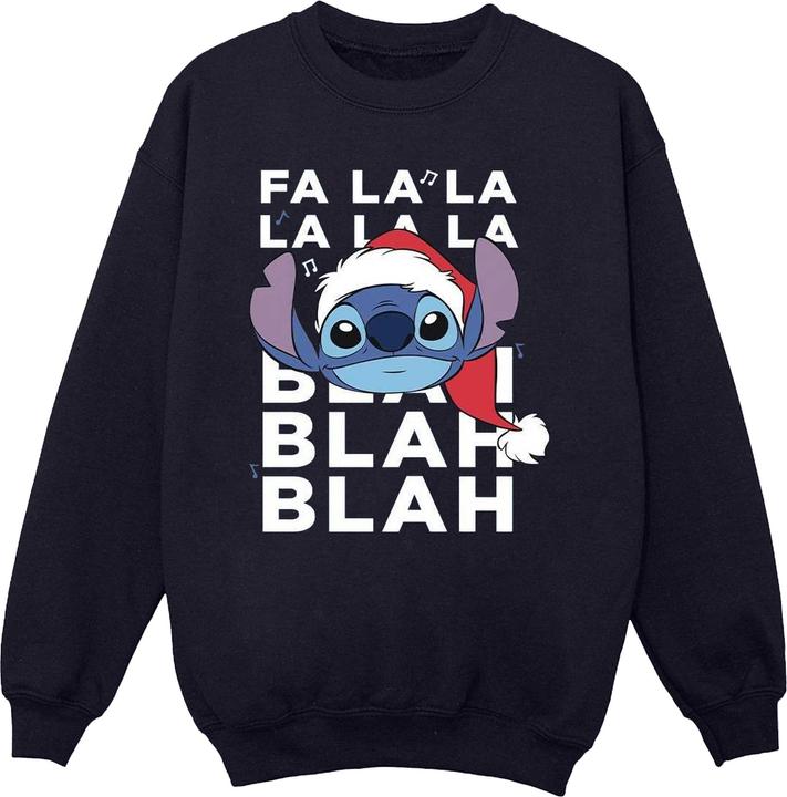 Produktbild Disney Lilo And Stitch Christmas Blah Blah Blah Sweatshirt (XXL)