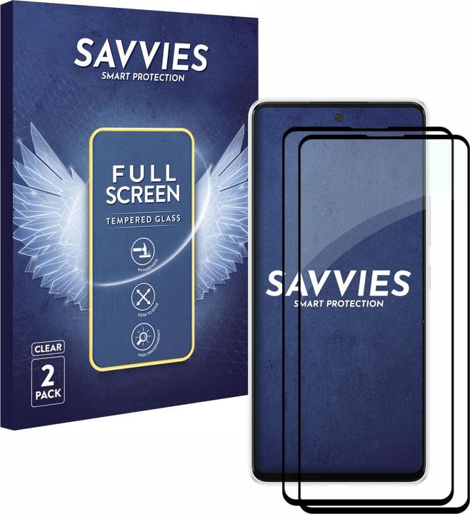 Actual product image Savvies Full-screen armoured glass screen protector (2 Piece, Samsung Galaxy A53 5G)