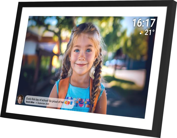 Actual product image Denver FRAMEO PFF-1516 - Black/White (15.60", 1920 x 1080 pixels)