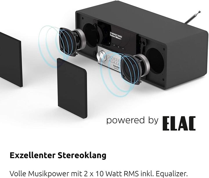 Image du produit TechniSat DigitRadio 3 (DAB+ DAB, FM, Bluetooth)