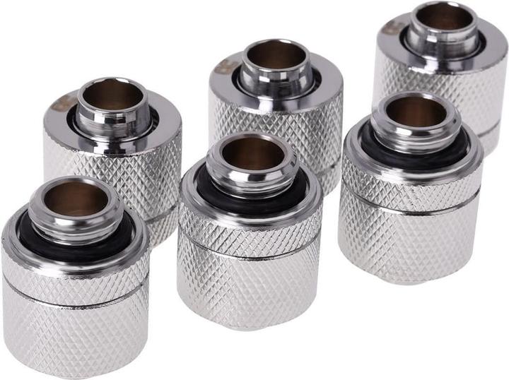 Alphacool HF 13/10 opschroefbare sproeier G1/4 - Chroom Sixpack