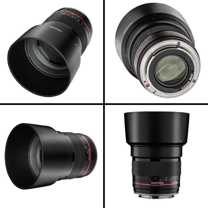 Actual product image Samyang MF 85mm F1.4 AS IF UMC Canon EF AE (Canon EF, full size, APS-C / DX)