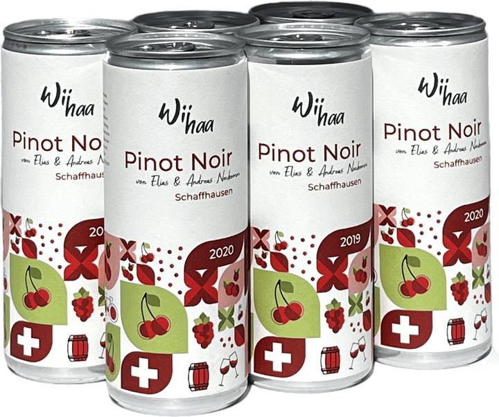 Immagine prodotto Wiihaa Pinot Nero Barrique in lattina (6 x 25 cl, 2019)