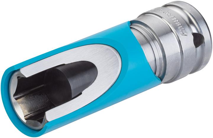 Immagine prodotto HAZET Inserto chiave a bussola per avvitatori ad impulso ∙ Ad esagono 903SLG-17 ∙ Attacco quadro, c… (17 mm)