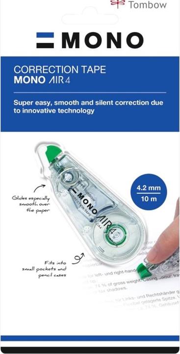 Productafbeelding Tombow Correctieroller MONO lucht, CT-CA4-B, 10 m x 4,2 mm, naar keuze 1 of 20 stuks