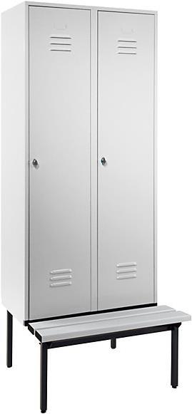 Actual product image Wolf Clothes locker with bench underneath (80 cm, 214 cm)