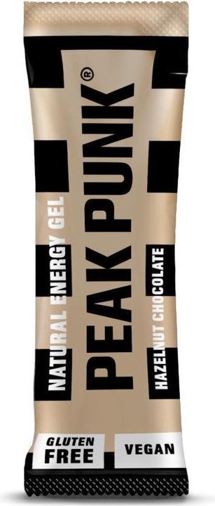 Peak Punk Gel énergétique naturel (Chocolate, Noisette, 1 pcs, 25 g)