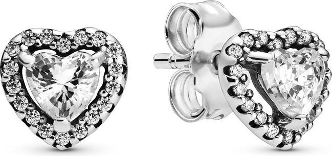 Actual product image Pandora Heart stud earrings (Silver 925)