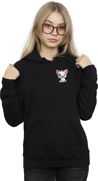 Disney Moana Pua The Pig Breast Print Kapuzenpullover (XL)