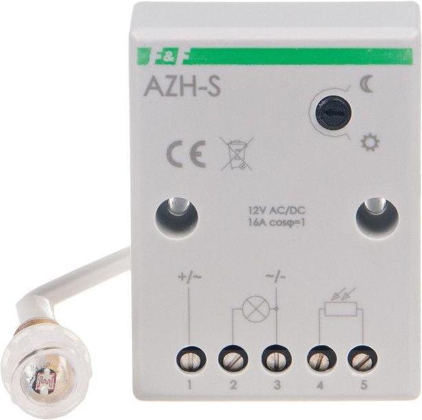 Immagine prodotto F&R Interruttore crepuscolare con sonda ermetica esterna 2-1000lx 12V 16A (AZH-S-12V)