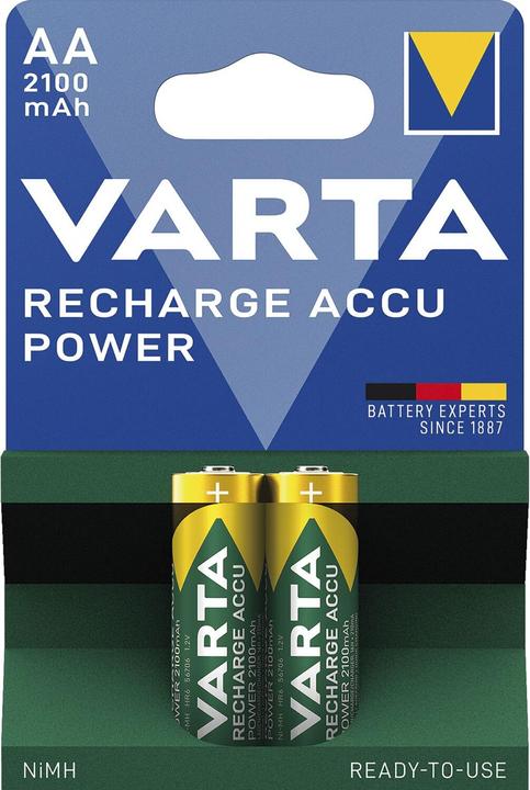 Actual product image Varta Recharge Accu Power (2 pcs., AA, 2100 mAh)