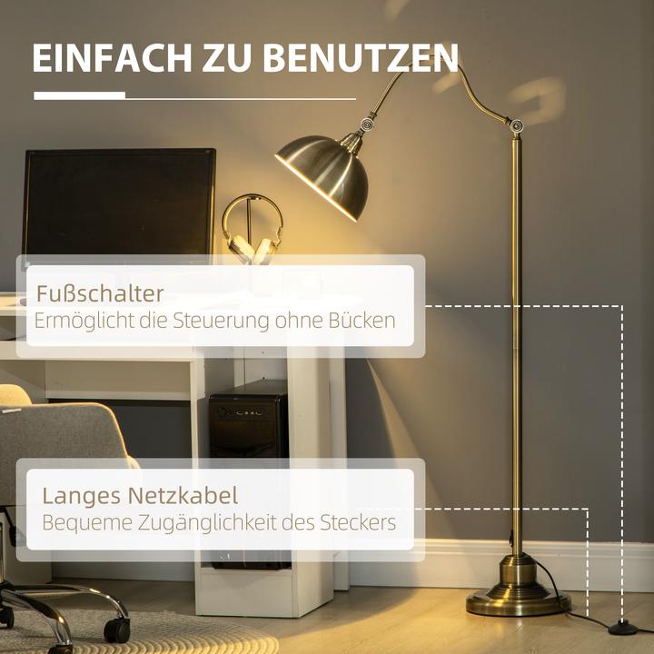 Produktbild Homcom Stehlampe mit E27 Fassung (E27)