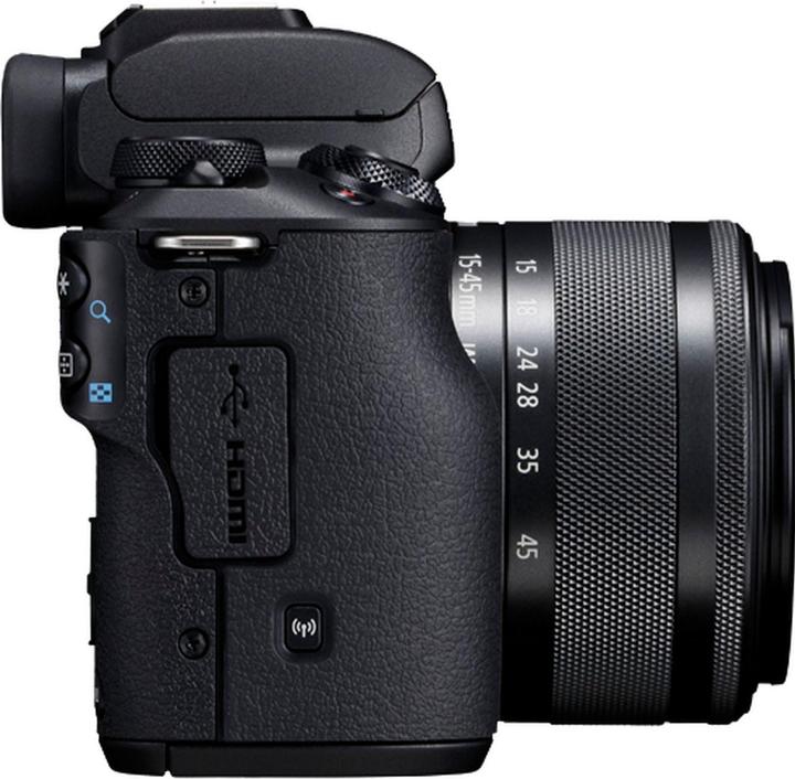 Actual product image Canon EOS M50 Kit - Import (15 - 45 mm, 24.10 Mpx, APS-C / DX)