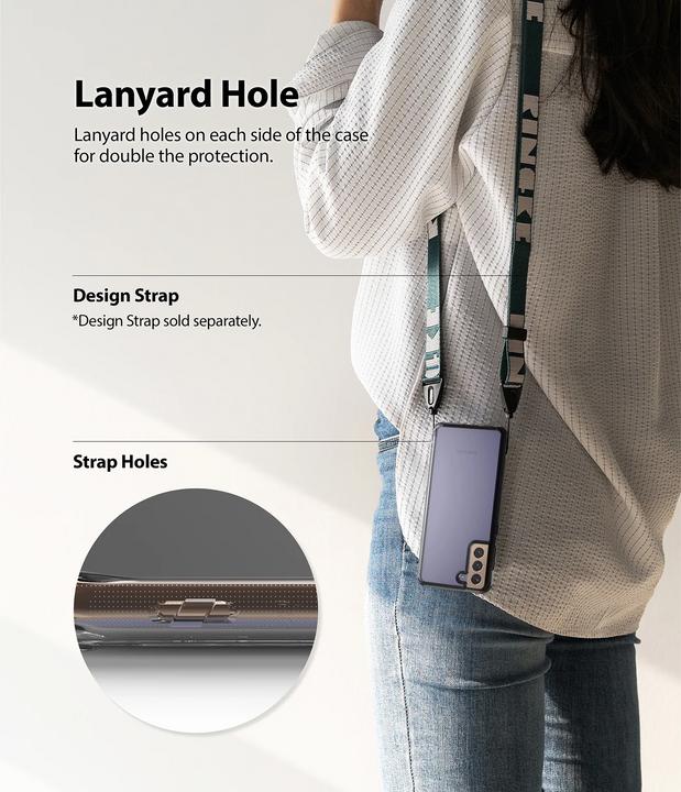 Immagine prodotto Ringke Fusion X Design Custodia in PC resistente con paraurti in TPU per Samsung Galaxy S21+ 5G (S21 Plus (Samsung Galaxy S21+)