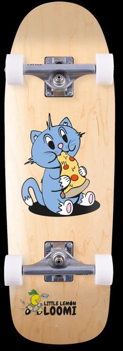 Little Lemon Loomi Loomi Boards Corkgrip, Pizza Cat (24.80")