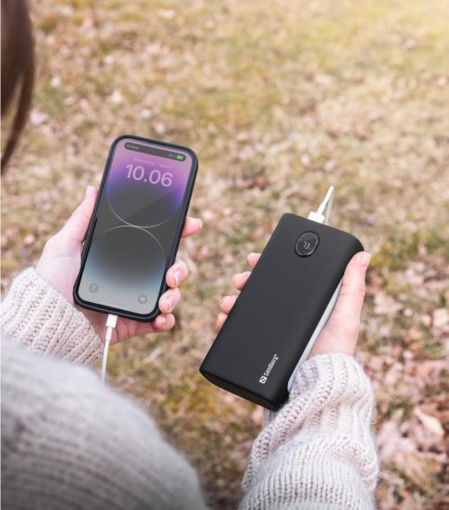 Actual product image Sandberg Powerbank (30000 mAh, 20 W, 111 Wh)