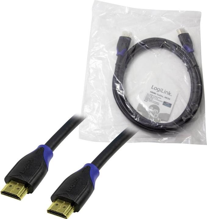 Actual product image LogiLink HDMI (Typ A) — HDMI (Typ A) (2 m, HDMI)